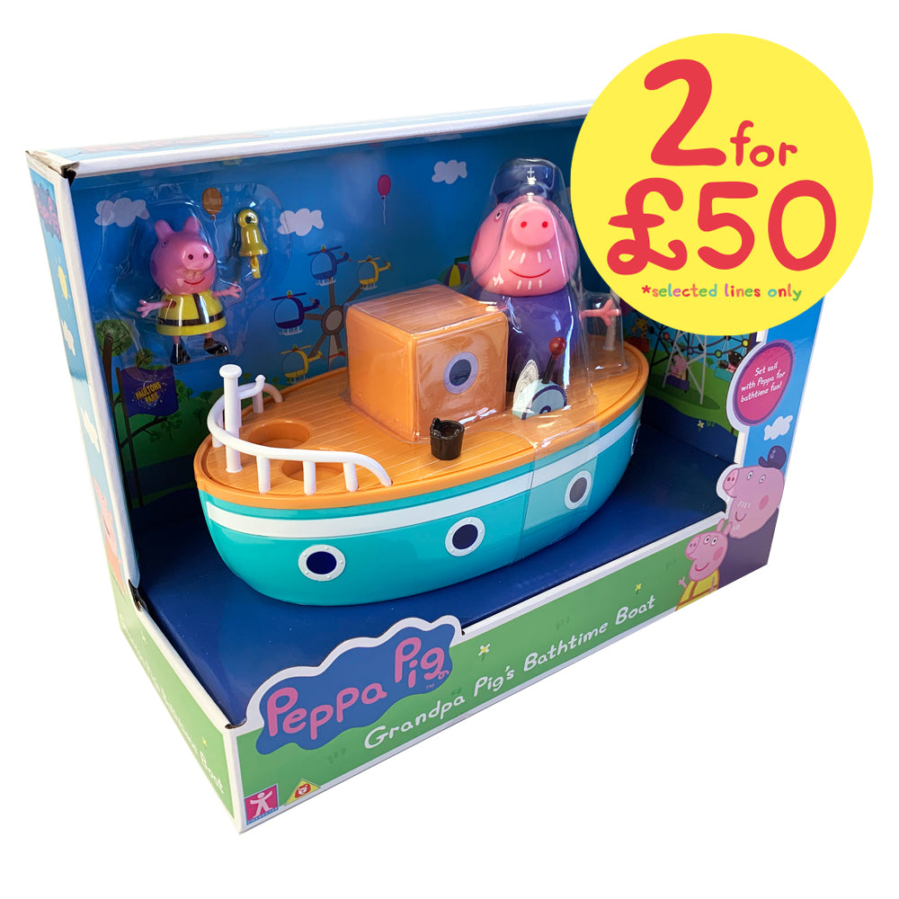 Exclusive Grandpa Pig s Bathtime Boat Paultons Park
