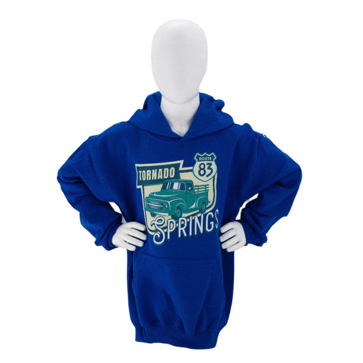 Tornado Springs 83 Child's Blue Hoodie