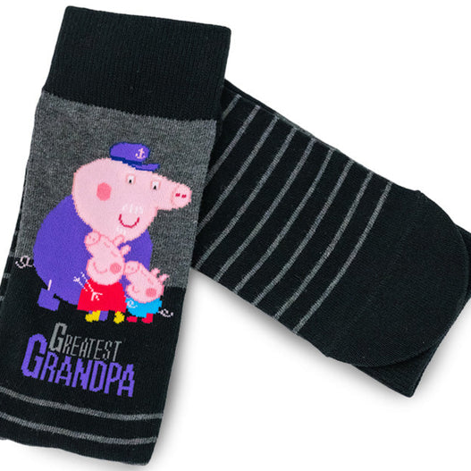 Exclusive Greatest Grandpa Pig Socks