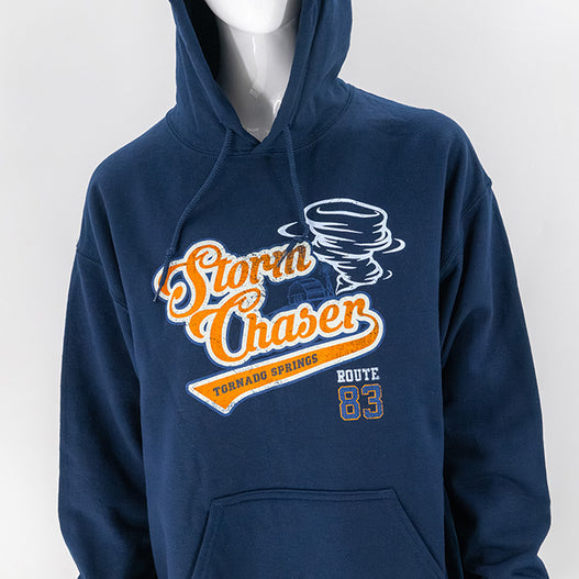 Adult Storm Chaser Navy Hoodie
