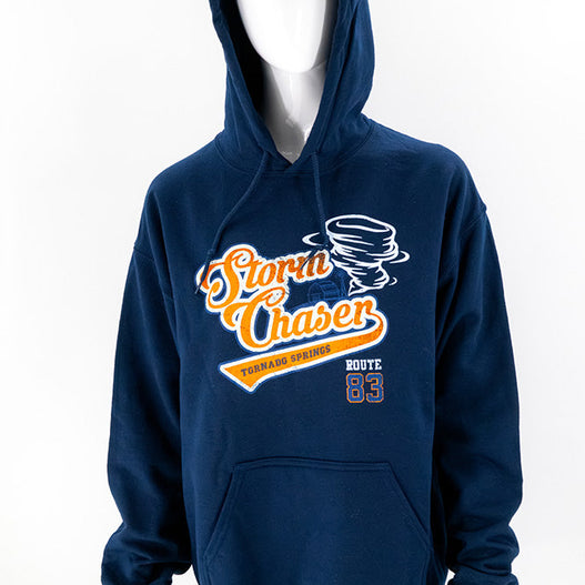 Adult Storm Chaser Navy Hoodie