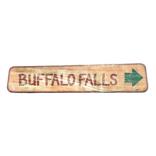 Buffalo Falls Direction Sign