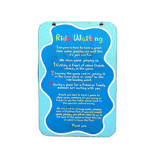 Peppa Pig World Ride Queue Etiquette Swingboard Sign