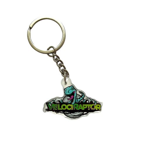 Velociraptor Keyring