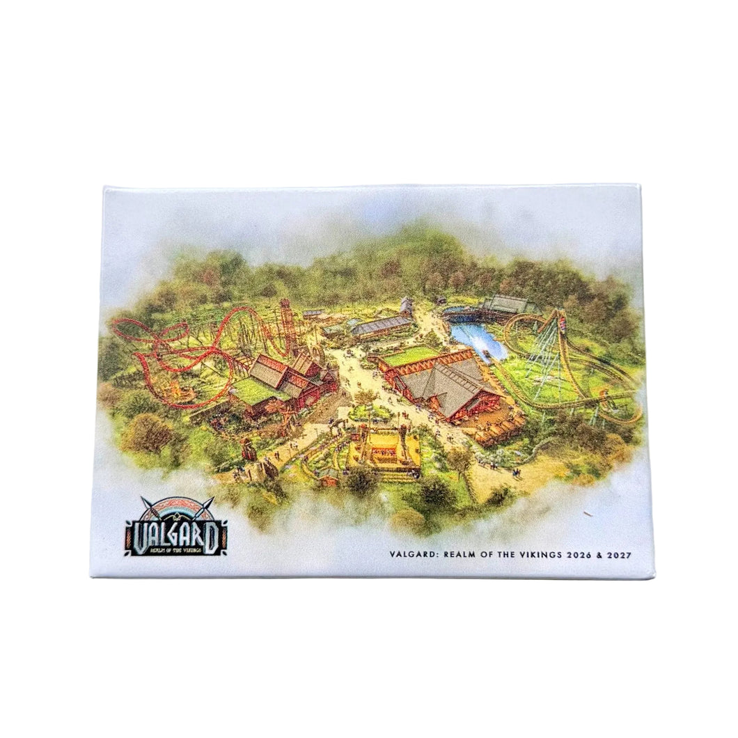Valgard Picture Map Magnet – Paultons Park