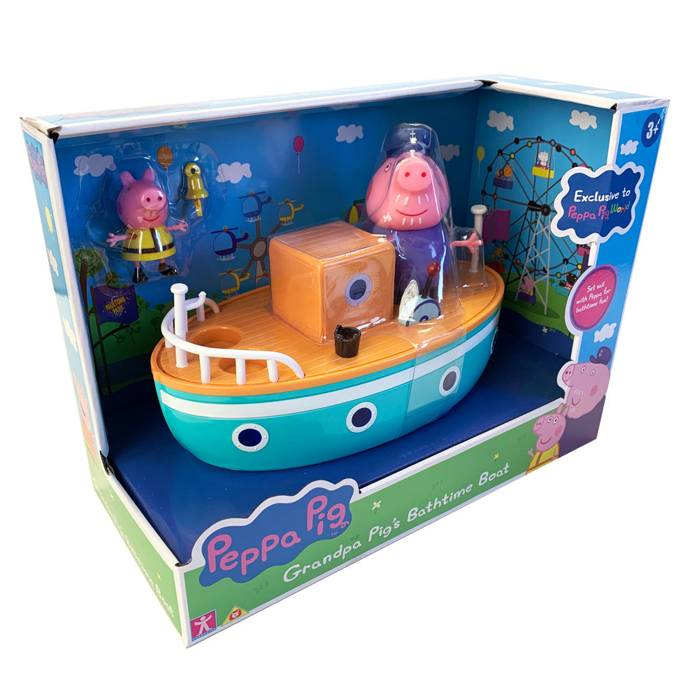 Exclusive Grandpa Pig s Bathtime Boat Paultons Park