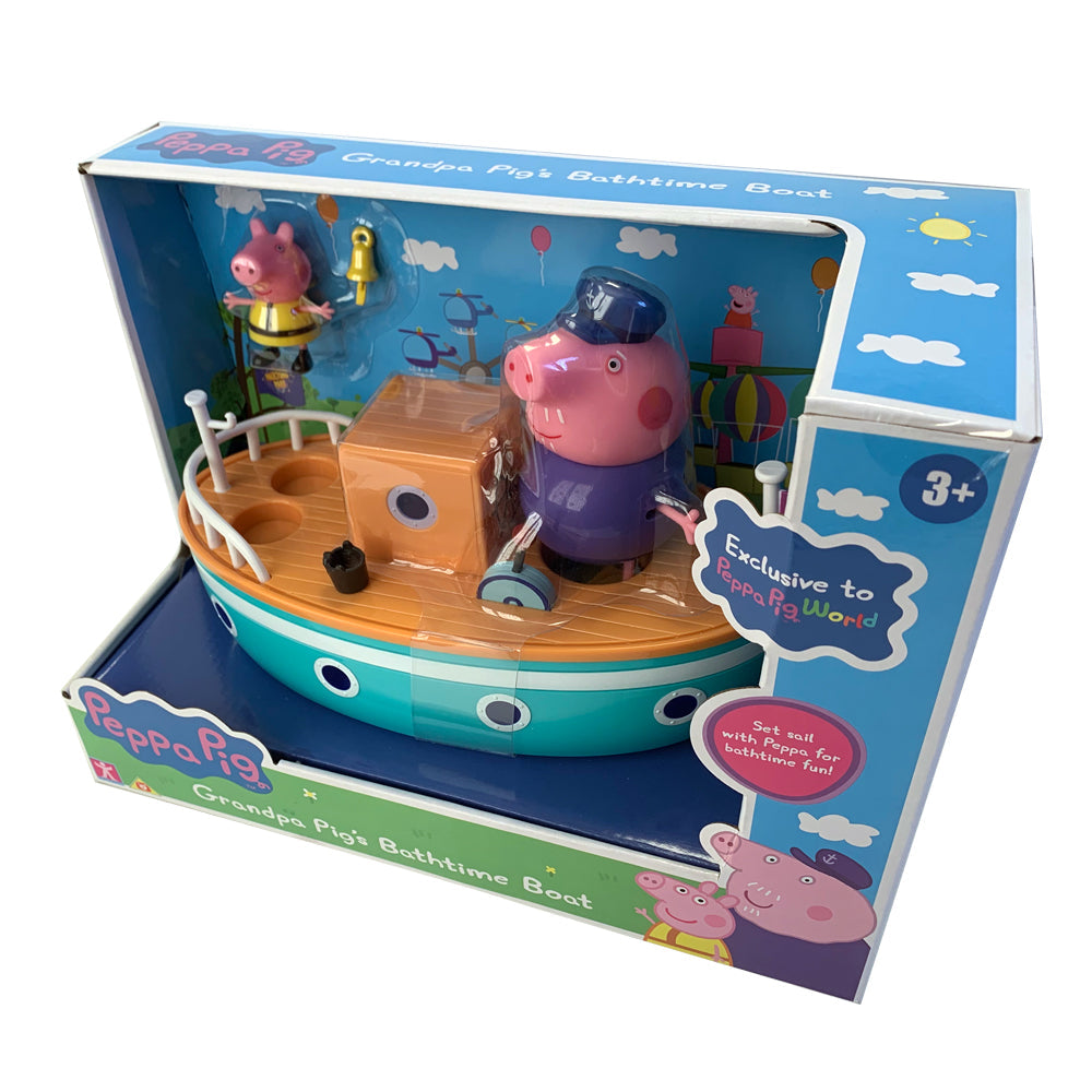 Exclusive Grandpa Pig s Bathtime Boat Paultons Park