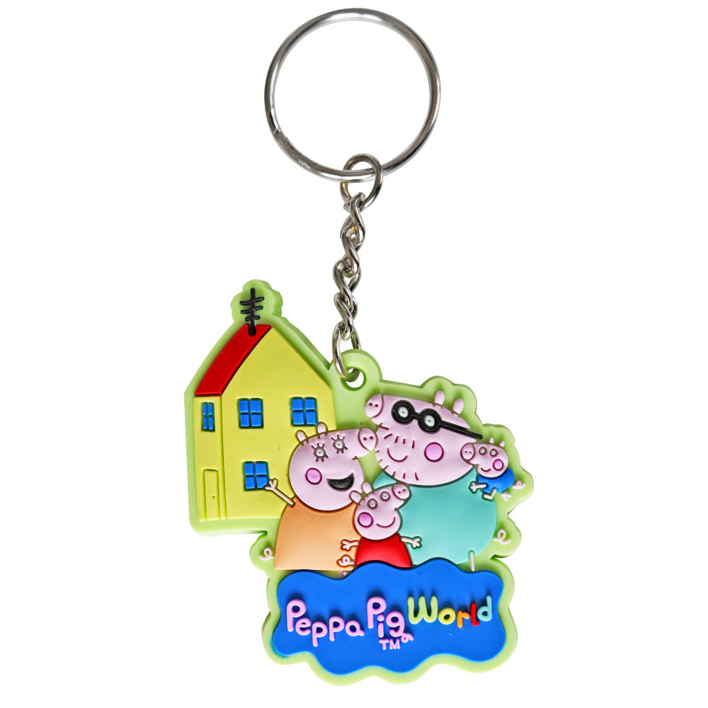 Peppa Pig World Family House Keyring – Paultons Park